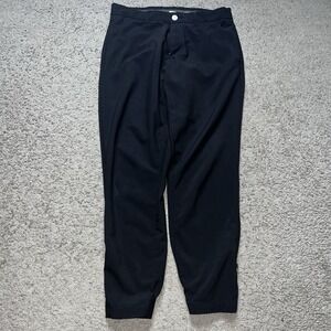 Primo Golf Joggers 30 Short Mens Black Stretch Ankle Zip Pockets Pants 30x27